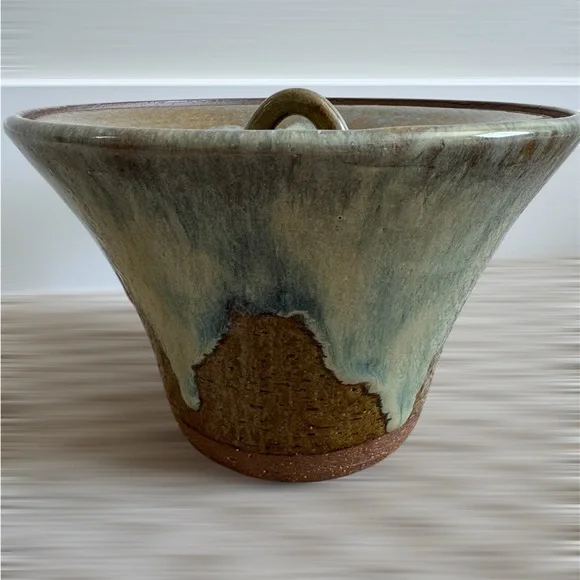 Japanese Ceramic: Mizusashi by Fukumori, Tsukidou Karatsu-yaki Suehiro Water Jar - Picture 5 of 16